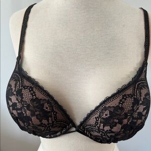 Victoria Secret black lace bra NWT